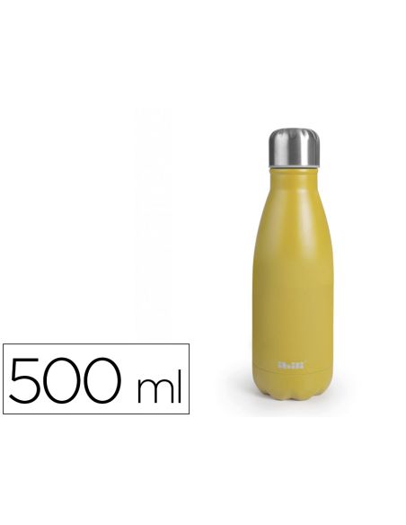 Botella Portaliquidos Ibili Acero Inoxidable Termo Color Mango Capacidad 500 Ml