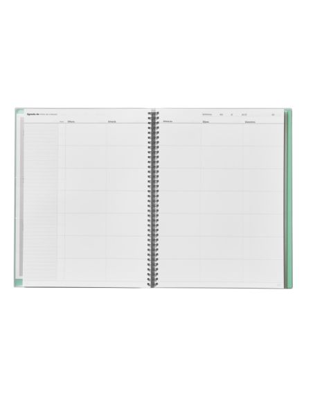 Cuaderno De Todas Las Clases Profesorado Catalan Additio 136 Paginas Semana Vista Color Azul 225X310 Mm