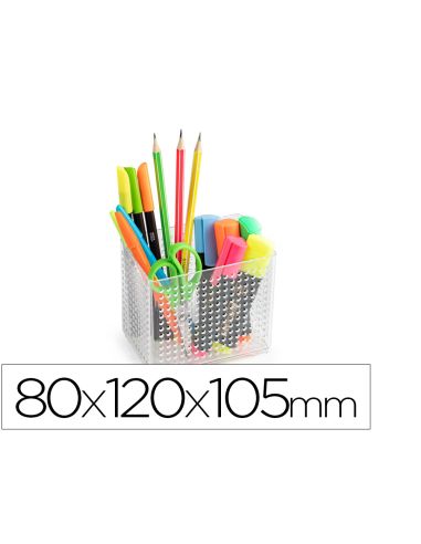 Organizador De Sobremesa Plasticforte Transparente N 1 80X120X105 Mm
