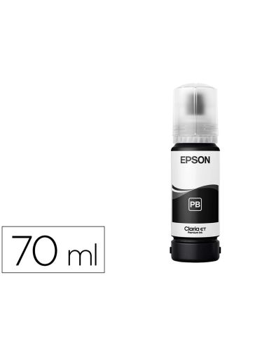 Tinta Epson T114 Eco Tank Et-8500 / 8550 Negro Photo Botella 70 Ml