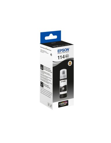 Tinta Epson T114 Eco Tank Et-8500 / 8550 Negro Botella 70 Ml