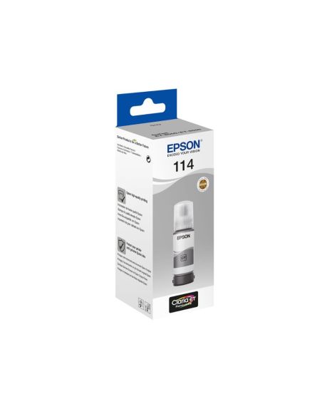 Tinta Epson T114 Eco Tank Et-8500 / 8550 Gris Botella 70 Ml