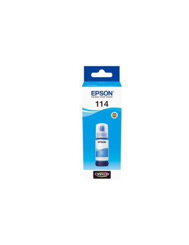 Tinta Epson T114 Eco Tank Et-8500 / 8550 Cian Botella 70 Ml
