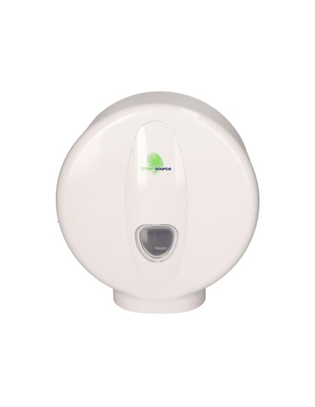 Dispensador Papel Higienico Bunzl Greensource Mini Jumbo Fabricado En Abs Color Blanco