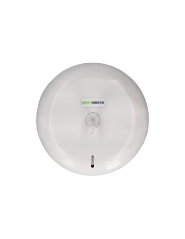 Dispensador Papel Higienico Industrial Greensource Extraccion Central Compacto Fabricado En Abs Blanco