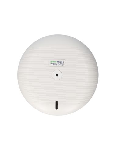 Dispensador Papel Higienico Industrial Greensource Extraccion Central Compacto Fabricado En Abs Blanco