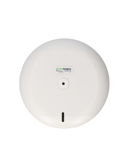 Dispensador Papel Higienico Industrial Greensource Extraccion Central Compacto Fabricado En Abs Blanco