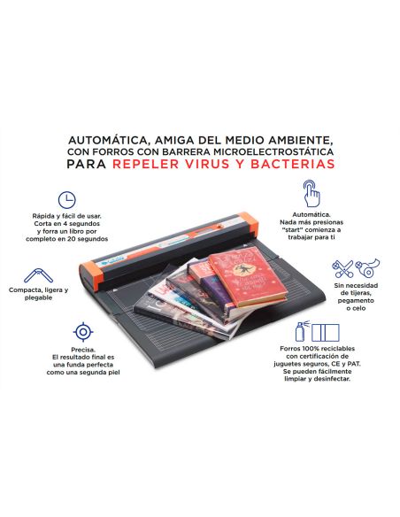 Maquina Forradora De Libros Colibri E-Leonardo Longintud Maxima 500 Mm