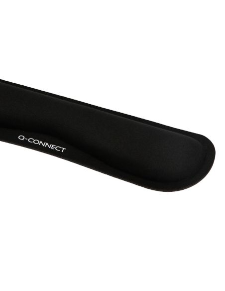 Reposamuñecas Q-Connect Memory Foam Para Teclado Color Negro 460X85X25 Mm