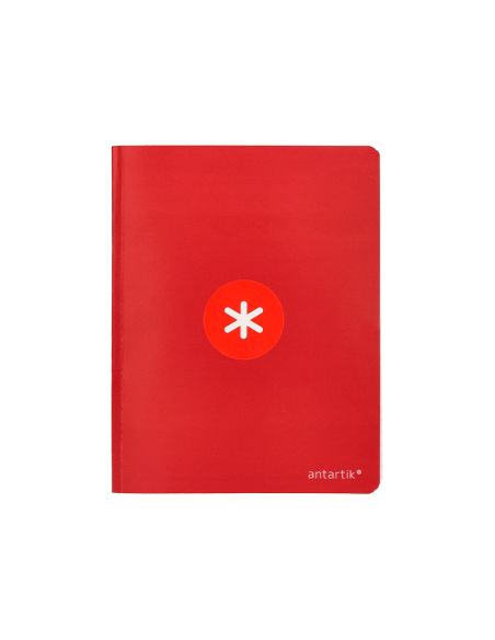 Libreta Antartik A5+ Plus Cosida 48 Hojas 90Gr Rayado Horizontal Con Margen 6 Colores Surtidos