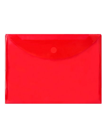 Carpeta Liderpapel Dossier A4 Cierre De Velcro Roja