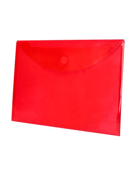 Carpeta Liderpapel Dossier A4 Cierre De Velcro Roja