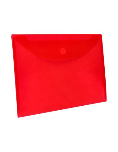 Carpeta Liderpapel Dossier A4 Cierre De Velcro Roja