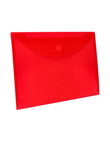 Carpeta Liderpapel Dossier A4 Cierre De Velcro Roja