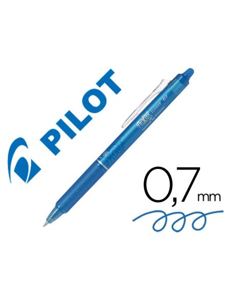 Boligrafo Azul Claro Pilot Frixion Clicker Borrable 0,7 Mm Color