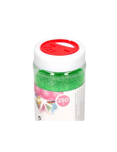 Purpurina Liderpapel Fantasia Color Metalico Verde Pastel Bote De 250 Gr