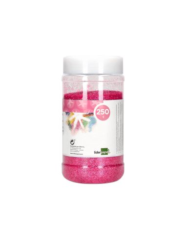 Purpurina Liderpapel Fantasia Color Metalico Rosa Pastel Bote De 250 Gr