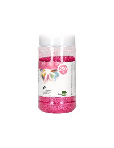 Purpurina Liderpapel Fantasia Color Metalico Rosa Pastel Bote De 250 Gr