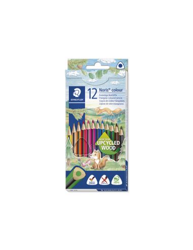 Lapices De Colores Staedtler Noris Colour Slim Triangular Caja De 12 Colores Surtidos
