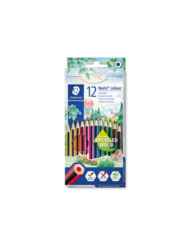 Lapices De Colores Staedtler Noris Colour Slim Triangular Caja De 12 Colores Surtidos