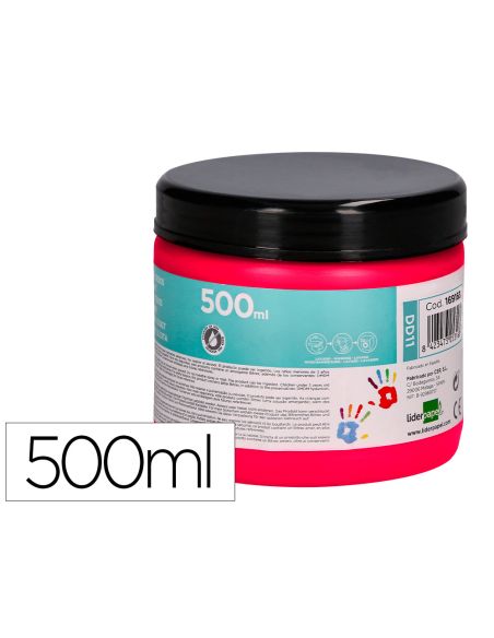 Pintura Dedos Liderpapel Magenta Tarrina De 500 Cc