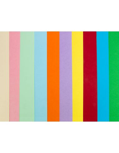 Cartulina Liderpapel 50X65 Cm 180G/M2 25 Colores Surtidos Paquete De 25 Hojas