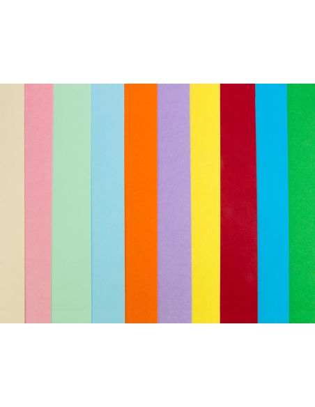 Cartulina Liderpapel 50X65 Cm 180G/M2 25 Colores Surtidos Paquete De 25 Hojas