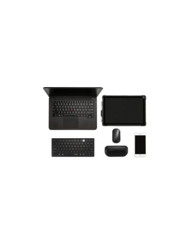 Teclado Kensington Compact Inalambrico Dual Usb 3.0 Color Negro 288X125X21 Mm