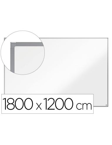 Pizarra Blanca Nobo Essence Acero Vitrificado Magnetica 1800X1200 Mm