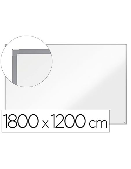 Pizarra Blanca Nobo Essence Acero Vitrificado Magnetica 1800X1200 Mm