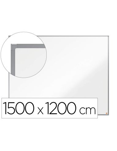 Pizarra Blanca Nobo Essence Acero Vitrificado Magnetica 1500X1200 Mm