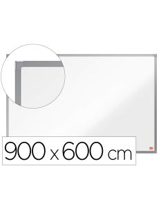 Pizarra Blanca Nobo Essence Acero Vitrificado Magnetica 900X600 Mm