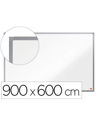 Pizarra Blanca Nobo Essence Acero Vitrificado Magnetica 900X600 Mm