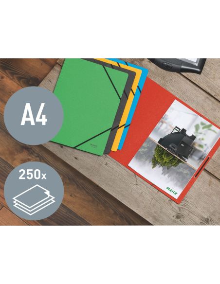 Carpeta Leitz Recycle Gomas Din A4 Carton Reciclable 100% Verde|Libreriasalesiana