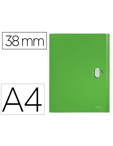 Carpeta De Proyectos Leitz Recycle Din A4 Polipropileno Lomo 38 Mm Verde