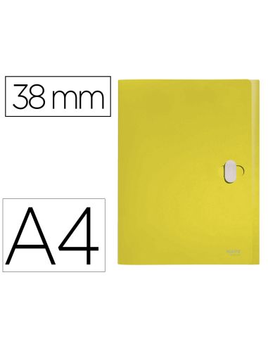 Carpeta De Proyectos Leitz Recycle Din A4 Polipropileno Lomo 38 Mm Amarillo