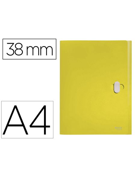 Carpeta De Proyectos Leitz Recycle Din A4 Polipropileno Lomo 38 Mm Amarillo