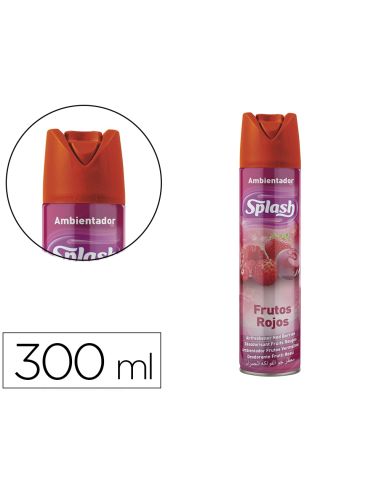 Ambientador Spray Splash Aroma Frutos Rojos Bote De 300 Ml