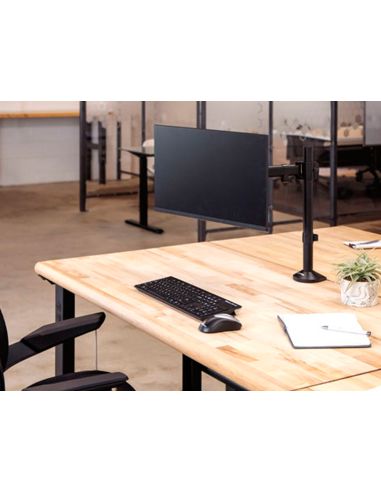 Brazo Para Monitor Fellowes Reflex Ajustabel En Altura Hasta 45 Cm Normativa Vesa Hasta 8 Kg