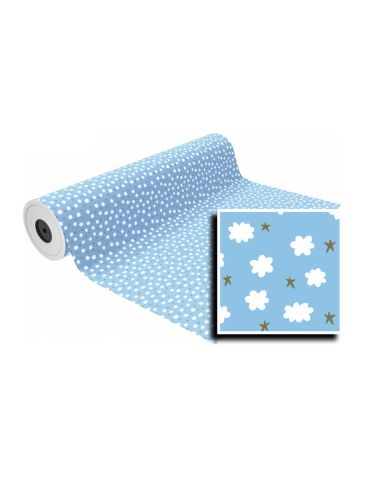 Papel De Regalo Basika In1903-A Bobina Ancho 62 Cm Longitud 85 M Peso 4 Kg Gramaje 60 Gr