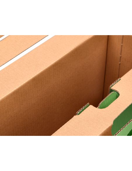 Caja Archivador Definitivo Liderpapel Carton Reforzado Con Asa Color Verde Cheque Libro 393X120X279Mm