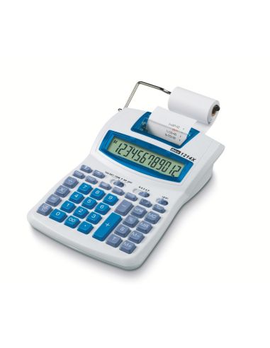 Calculadora Ibico 1214X Impresora Pantalla Lcd Papel 57 Mm 12 Digitos Impresion Bicolor