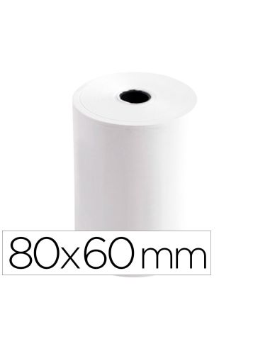 Rollo Sumadora Termico Greening 80 Mm Ancho X 60 Mm Diametro Sin Bisfenol A Papel De 70 G/M2