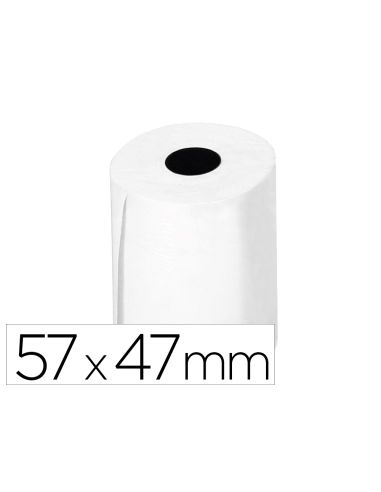 Rollo Sumadora Termico Greening 57 Mm Ancho X 47Mm Diametro Para Tpv Sin Bisfenol A Papel De 70 G/M2