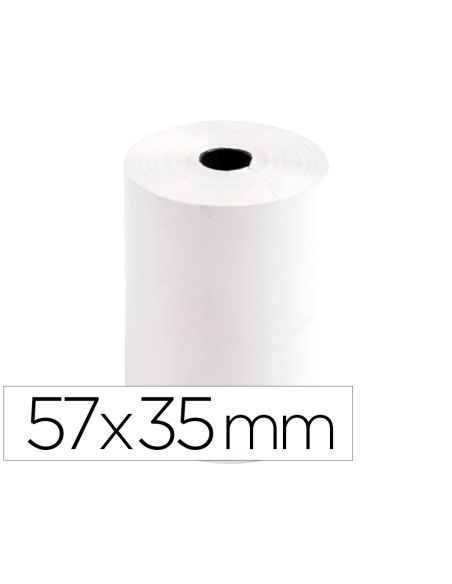 Rollo Sumadora Termico Greening 57 Mm Ancho X 35 Mm Diametro Para Tpv Sin Bisfenol A Papel De 70 G/M2