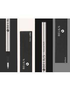 Recambio Roller Belius Negro 0,7 Mm Caja 3 Unidades 2
