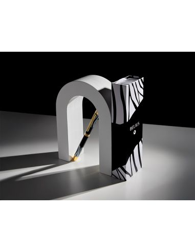 Roller Belius Dualita Cuerpo Negro Color Blanco Tinta Negra Caja De Diseño