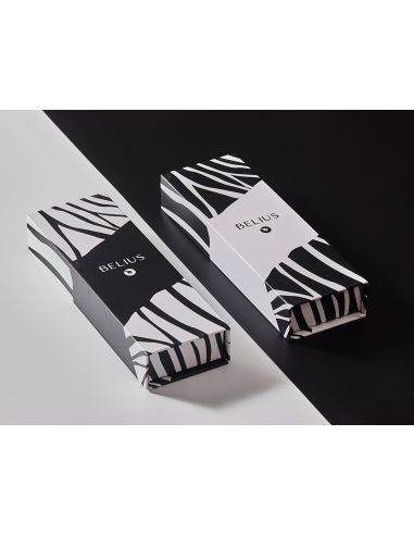 Roller Belius Dualita Cuerpo Blanco Color Negro Tinta Negra Caja De Diseño
