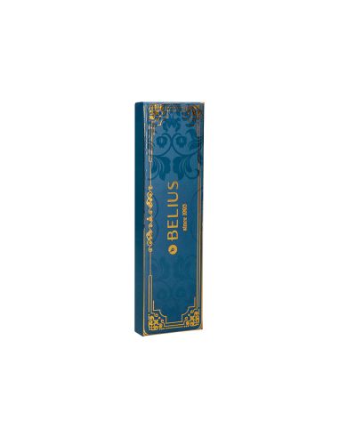 Boligrafo Belius Macaron Bliss Forma Hexagonal Color Rosa/ Azul Y Dorado Tinta Azul Caja De Diseño