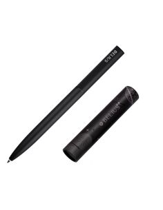 Boligrafo Belius Rocket B Aluminio Color Minimalista Negro Tinta Azul Caja Cilindrica